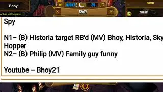Town Of Salem #48 Bhoy The Spy