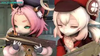 Genshin Meme : Klee And Diona Adventure