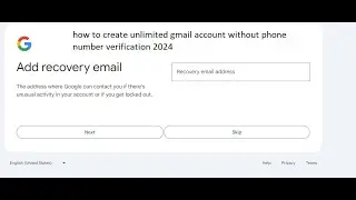 how to create unlimited gmail account without phone number verification new method 2024 #sunto_it