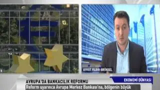 TRT TÜRK Ekonomi Dünyası - AB'de Bankacılık Reformu - 16.04.2014