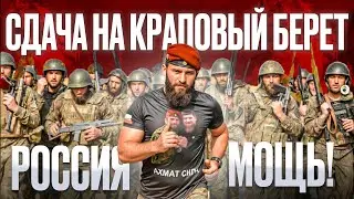 🇷🇺💪СДАЧА НА КРАПОВЫЙ БЕРЕТ 2024Приехал в учебный центр «Хацавит» #россия #спецназ #максимбаранов