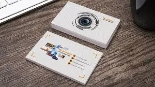 Photographer Business Card Design - Photoshop CC Tutorial
