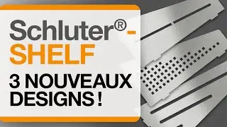 Pure, Wave, Square :  de nouveaux designs pour Schluter®-SHELF