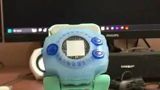 CSA Digivice D2 3rd Party 1999 Version in Normal Blue Transparent Shell