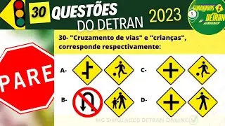 Questões de legislação de trânsito 2024, prova do detran 2024, 