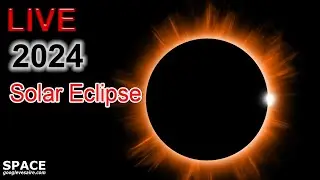 LIVE NOW | 2024 Total Solar Eclipse | From Orlando Florida ( SUNSET )