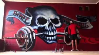 Bozik / the GYM graffiti design