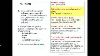 Theme: Writing a simple theme
