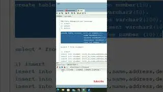Create Table in SQL 🔥😱 