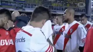 Boca Juniors - River Plate 14/05/15 | GAS PIMIENTA A JUGADORES DE RIVER | DRON CAMISA FANTASMA