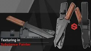 Military Tactical Knife (Texturing in Substance Painter)