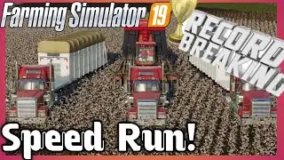 WORLD RECORD! Speed Run Farming Simulator 2019