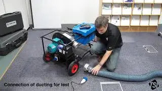 How to set up the TSI PANDA duct leakage tester