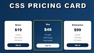 Pricing Card with HTML CSS | Flexbox Tutorial for a Real Client