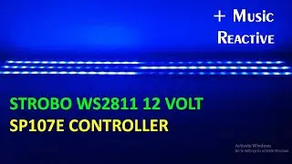 Ide Lampu Strobo dan Dekorasi WS2811 12 Volt dengan Controller SP107E Music Reactive