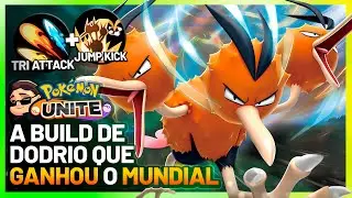 TESTANDO A BUILD QUE GANHOU O MUNDIAL! Pokemon Unite Dodrio Gameplay