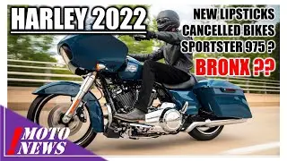 2022 Harley Davidson Lineup: New Lipsticks, Cancellations, Sportster 975, and BRONX?!