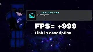 Lunar client texture for mcpe 1.21+🔥| Optimizing fps ✅