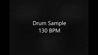 Drum Sample 130 BPM