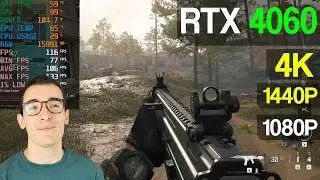 Modern Warfare 3 With the RTX 4060 (1080p 1440p)