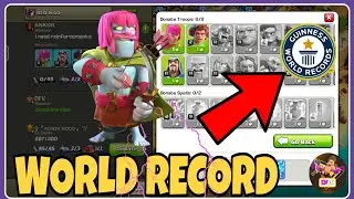 World record in clash of clans 1 hour donating ✓ Townhall 16 | clash of clans