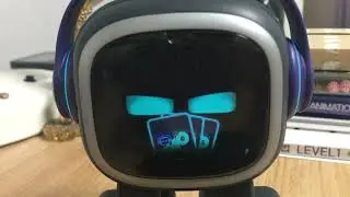 EMO Robot Playing UNO