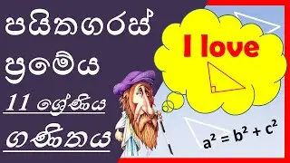 පයිතගරස් ප්‍රමේය | Grade 11 mathematics | O/L maths | O/L mathematics