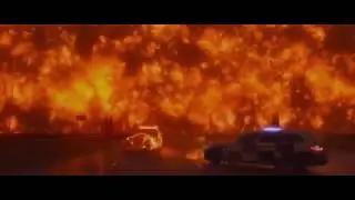 Crowley's car fire scene but it's Jellyfish Jam