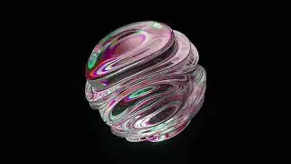 3D Abstract Art | Surreal Glass Sphere Animation | Mesmerizing Motion in 4K