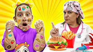 Maria Clara MC Divertida e JP aprendem sobre Bons Hábitos e a Comer Saudável - Família MC Divertida