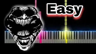 FUNK ESTRANHO (Super Slowed) Easy Piano Tutorial