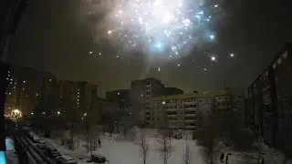Новогодний салют в Череповце - 2018