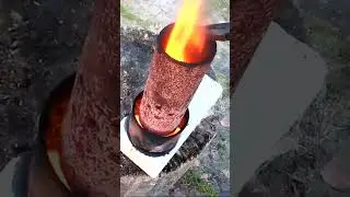 Печь на отработке. Новая идея.