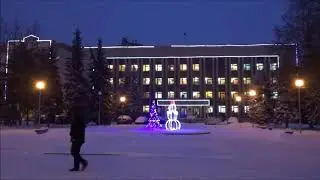 Ярославль.  Московский проспект.  Зима 2018 г.  Муз.А.Кальварского.