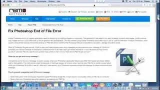 How to Fix Photoshop Unexpected End of File Error