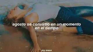 taylor swift - august (traducida al español)