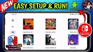 🔥NEW NYUSHU EMULATOR ANDROID V8 - EASY SETUP/BEST SETTINGS/GAMEPLAY |🔥BEST NINTENDO SWITCH EMULATOR!