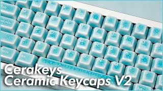 EZ Thock Keycaps! | Cerakeys Ceramic Keycaps V2 Showcase