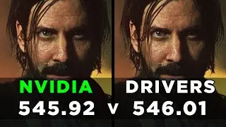 Nvidia Drivers | 545.92 vs 546.01 - Performance Comparison | STARFIELD FPS GAIN