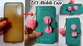 How to make easy phone case/cover/phone wallet using cardboard/diy phone case/convert old mobile