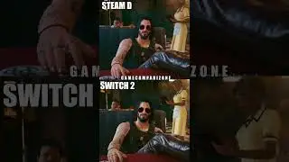 Cyberpunk 2077 Switch 2 vs Steam Deck comparison