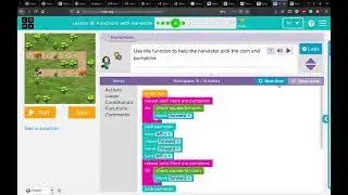 Lesson 16  | Functions with Harvester | Code.org