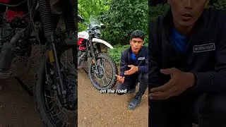 Use off-road tyres for off-road riding. #hero #xpulse #xpulsepro #review #bikeindia