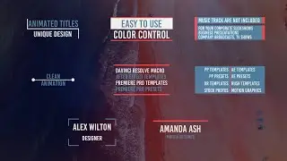 Minimal Lower Thirds Pack | Davinci Resolve | Fusion | MACRO