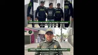 En el barrio Santa Lucia se capturó un hombre por hurto calificado y agravado.