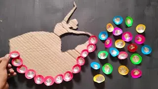 Unique Wall Hanging Craft Using Waste Shampoo Packets | Home Decoration Ideas