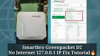 Smartbro Greenpacket D2 No Internet 127.0.0.1 IP Fix Tutorial