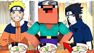 НУБ АЗЕКЕ НАРУТО МЕН САСКЕ ҮШЕУІ РАМЁН ЖЕДІ🍜✅ / Наруто Майнкрафт
