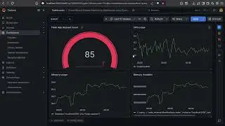 Cloud-Based System Monitoring Dashboard using Prometheus, Node Exporter, Flask, and Grafana