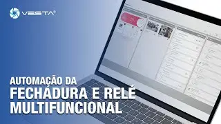 Automação da fechadura e relé multifuncional através de CENÁRIOS - VESTA | By Demes